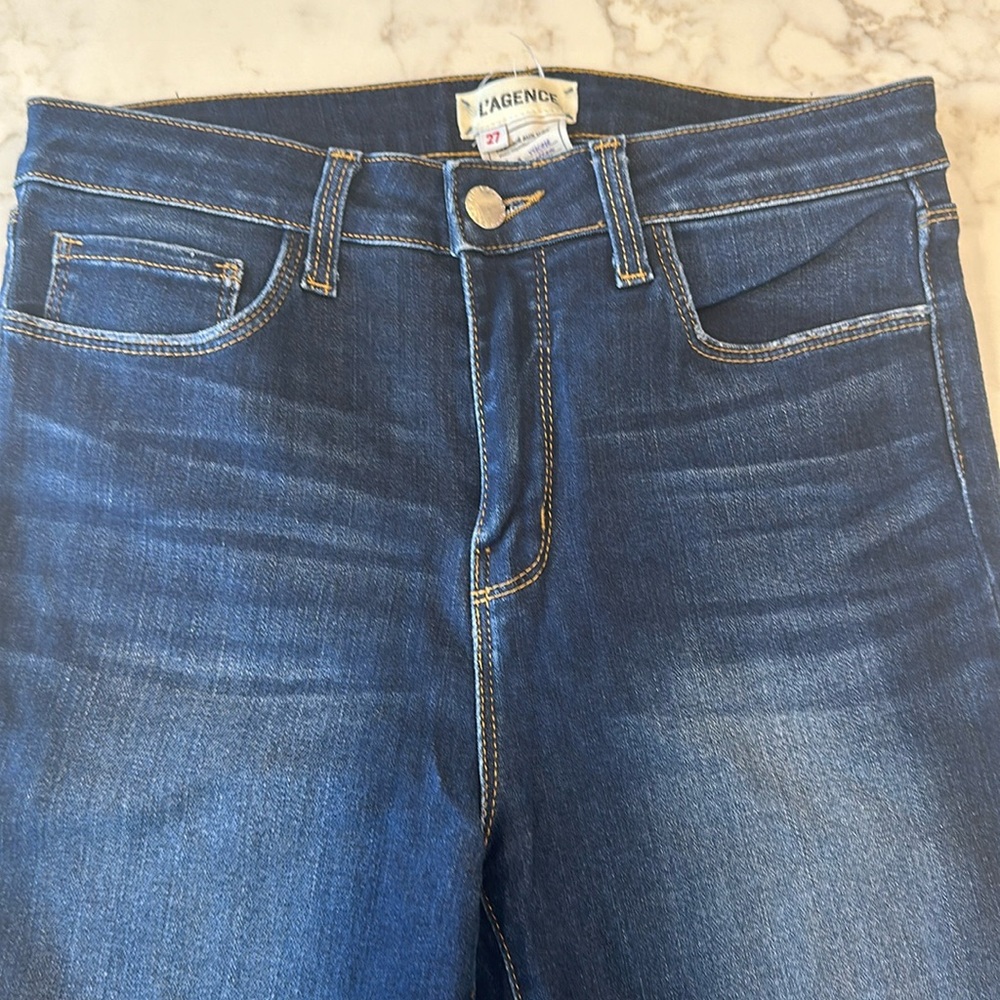 L’agence stretch denim skinny jean. Size 27.